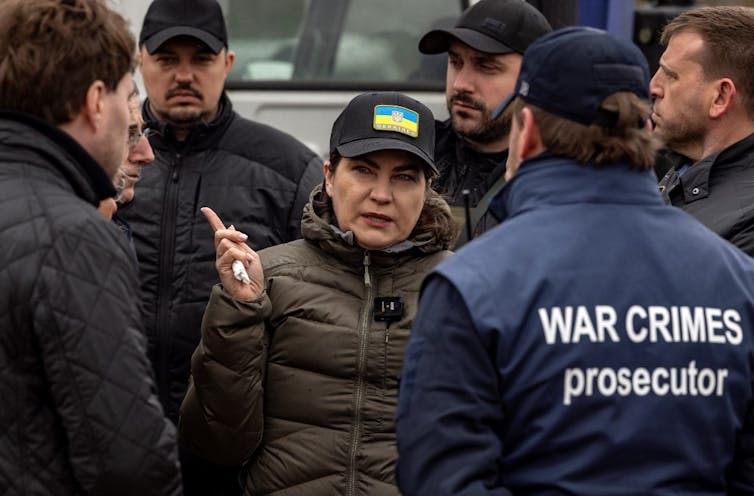 La procureure d’Ukraine en visite à Boutcha